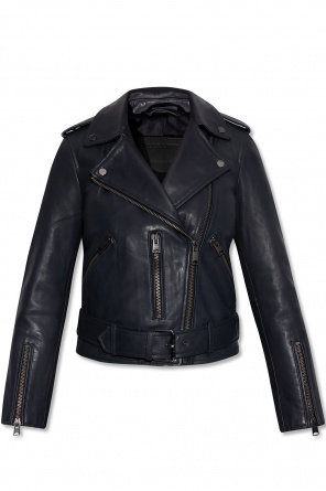 black vintage denim jacket