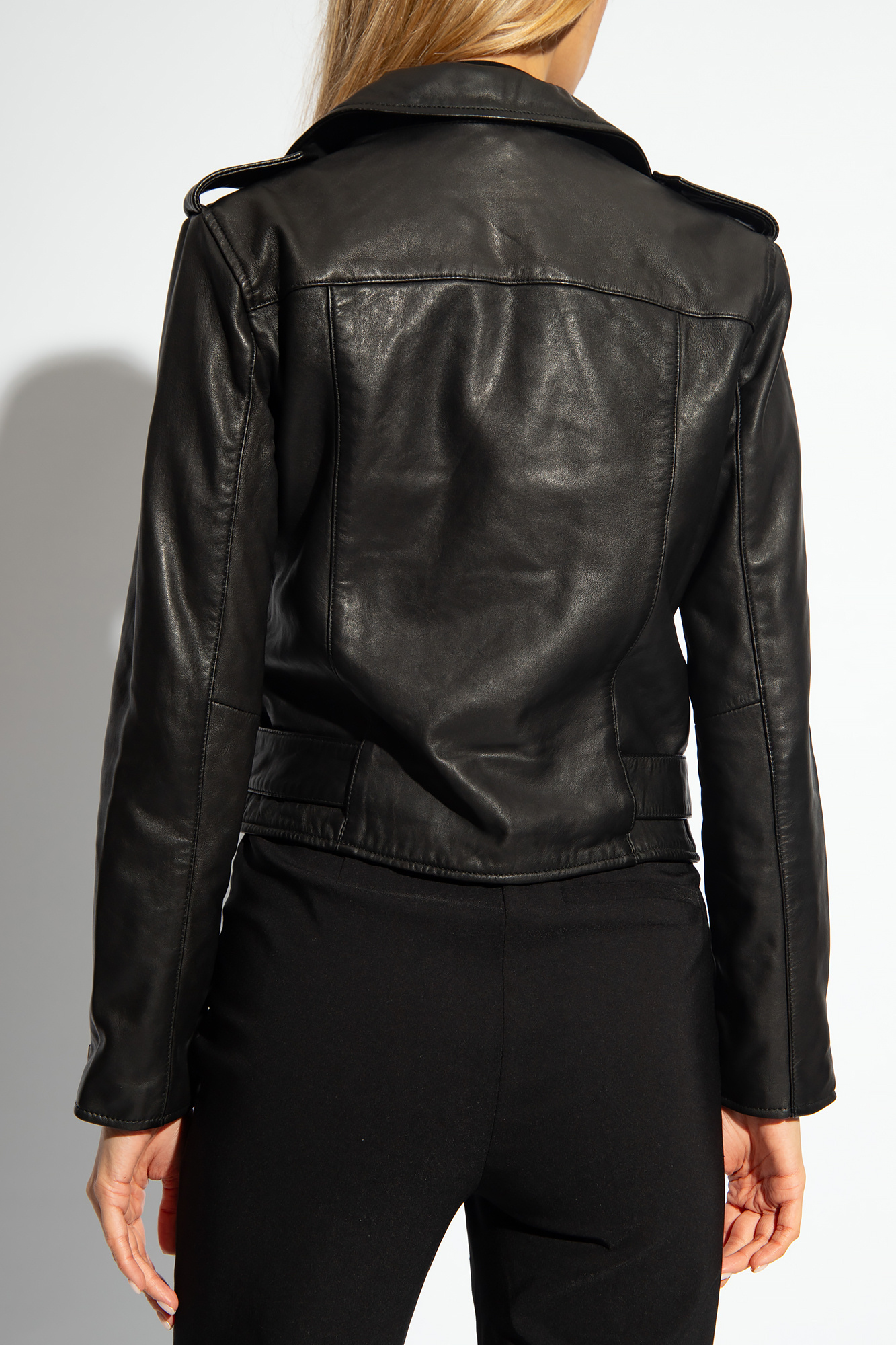 AllSaints ‘Balfern’ leather frott jacket