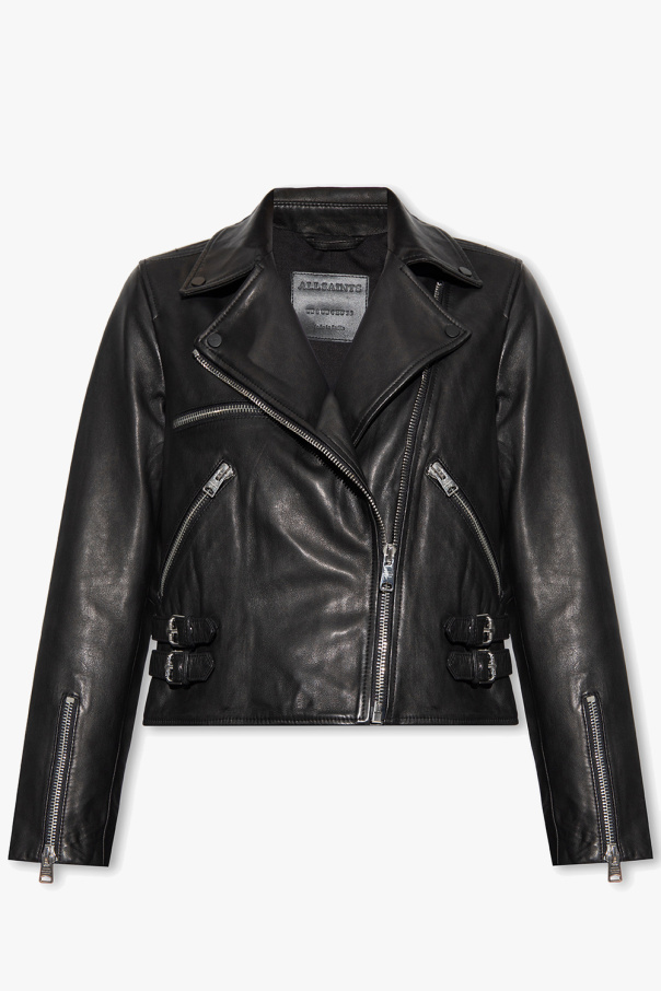 AllSaints ‘Benyon’ leather hvid jacket