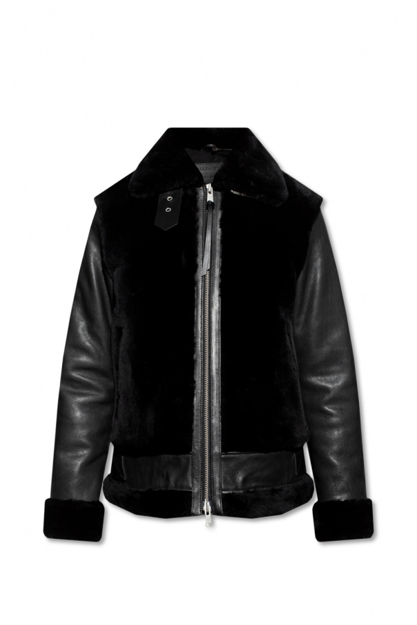 AllSaints ‘Bexley’ leather this jacket