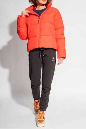 Down jacket with polo od Lacoste