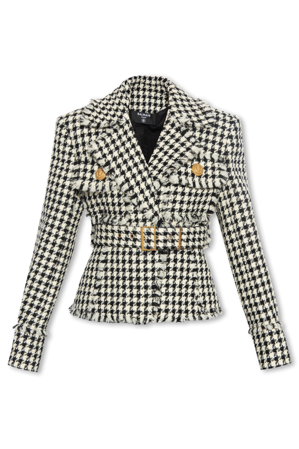 Balmain Tweed blazer with notch lapels