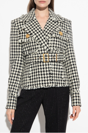 Balmain Tweed blazer with notch lapels