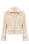 Balmain Shearling jacket with pockets