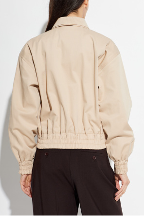 Lacoste Cotton jacket with logo patch