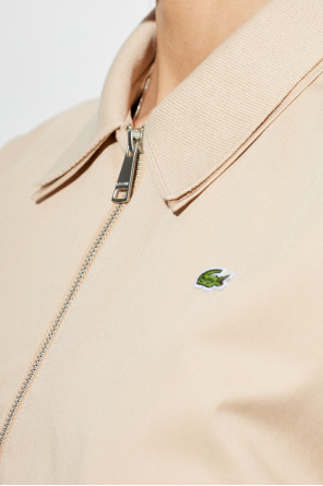 Lacoste Cotton jacket with logo patch