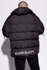 Khrisjoy Red cotton button denim jacket from 424 fairfax