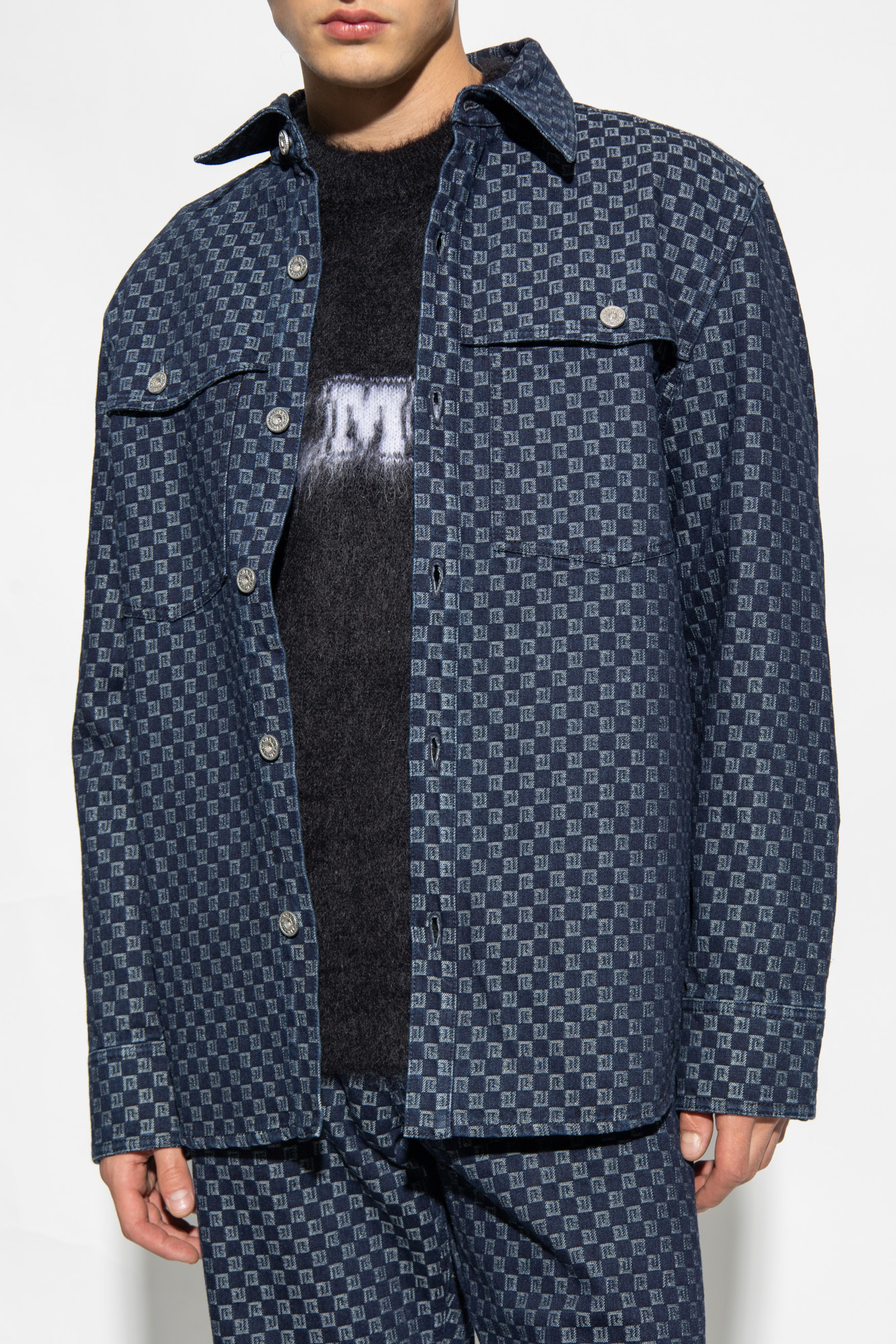 Balmain Denim jacket with monogram