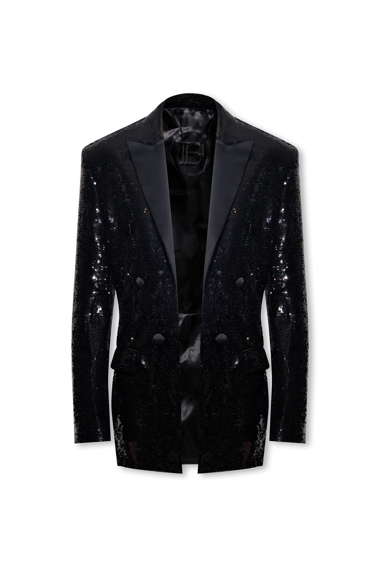 balmain bodysuit Sequinned blazer