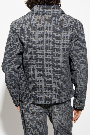 Balmain Monogrammed denim jacket