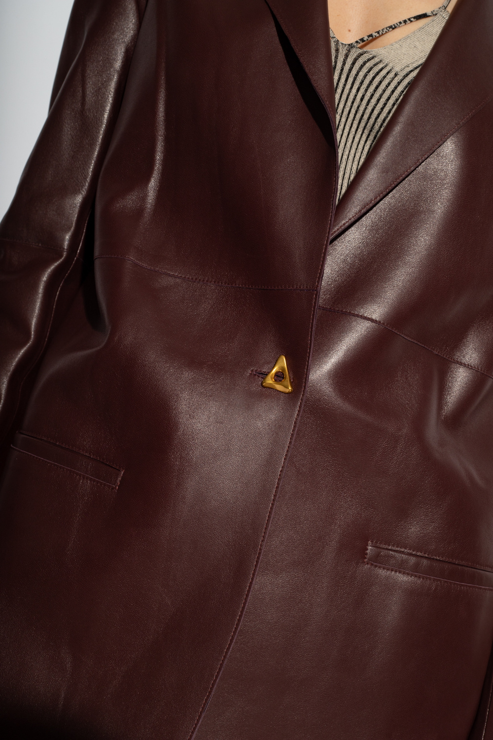 Aeron ‘Mercedes’ leather blazer