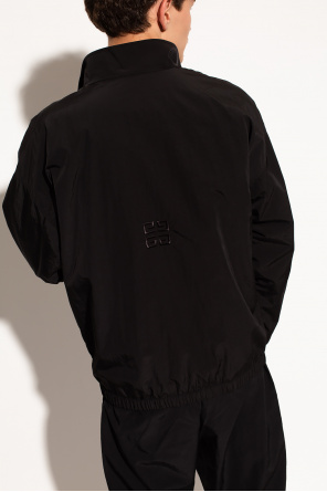 givenchy wing Logo-embroidered jacket