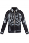 Givenchy cropped logo-print hooded jacket