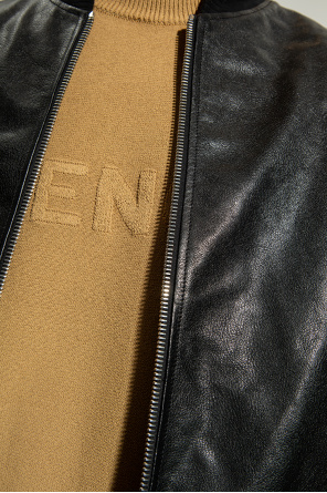Givenchy Givenchy Black Silk Chevron Logo Scarf