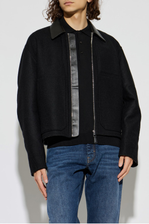 Givenchy Jacket with leather collar