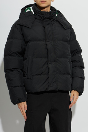 Givenchy Casaco de penas com capuz amovível