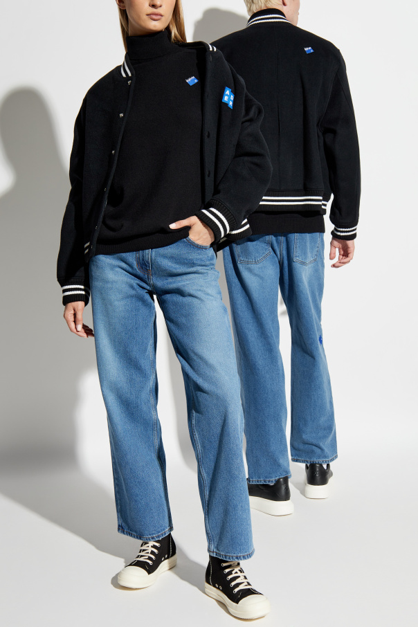 Ader Error Flecee jacket in bomber style