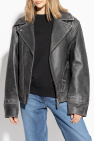 Ader Error BLACK Leather jacket with vintage effect