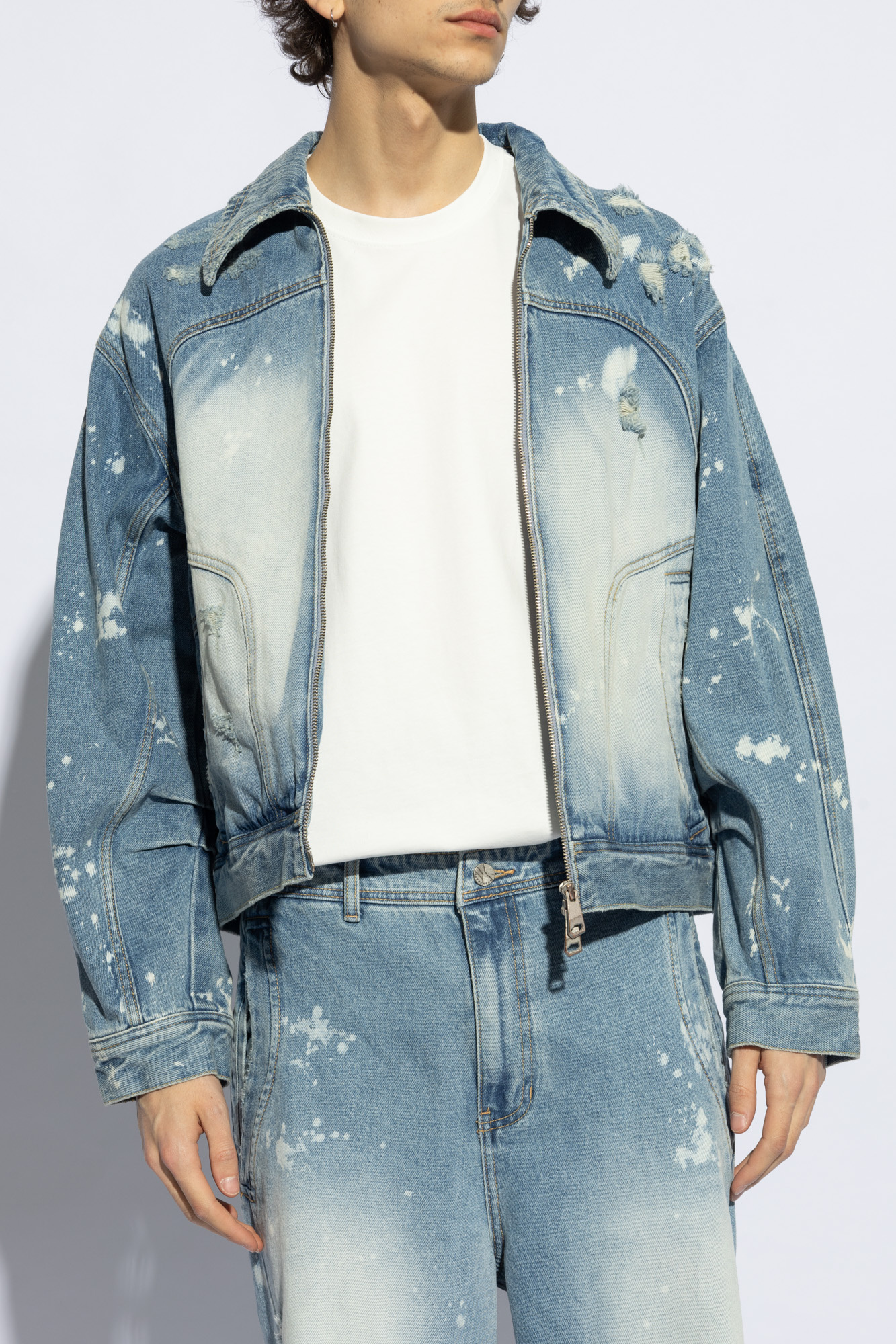 Ader Error Denim Heart jacket