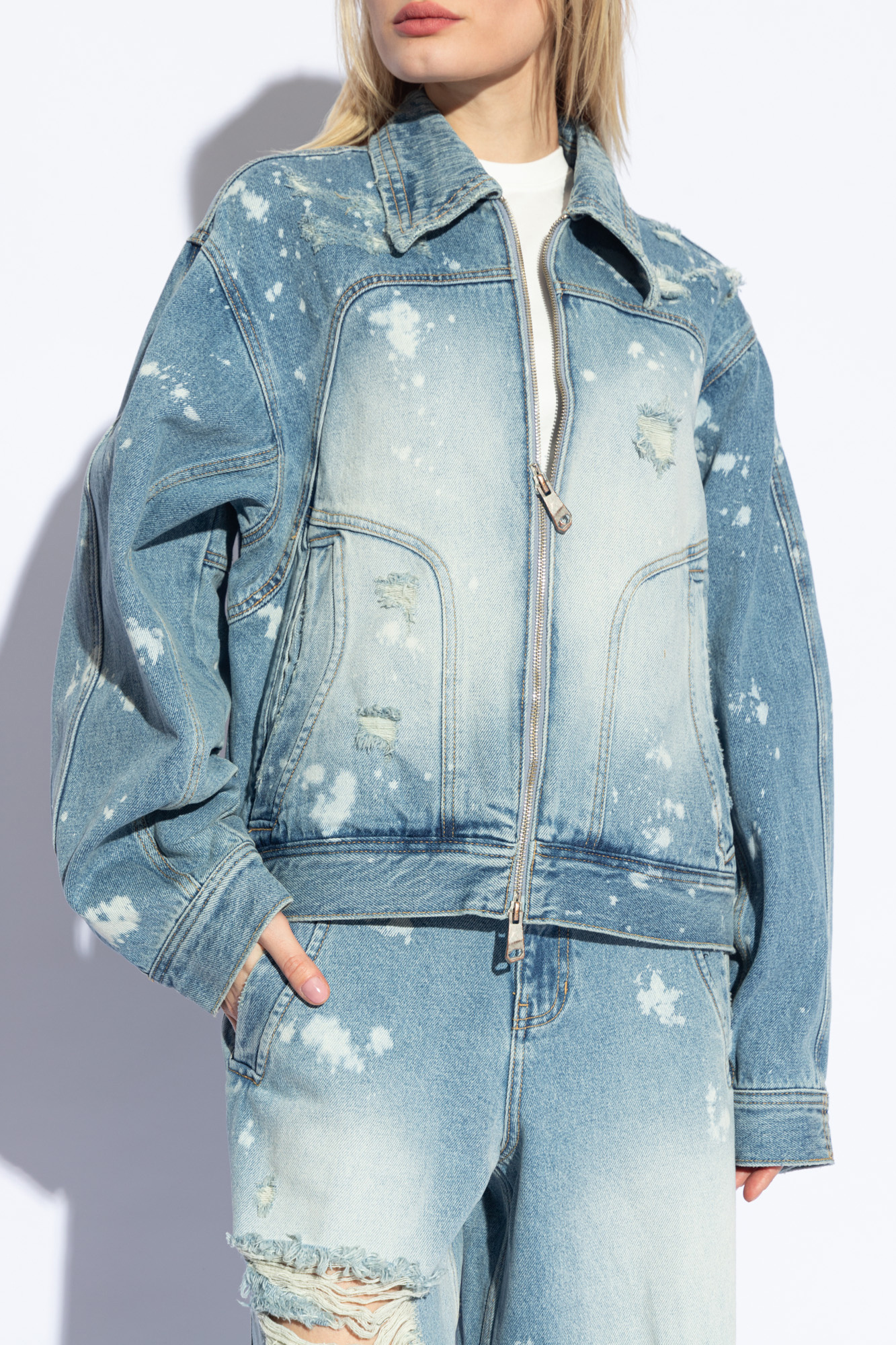 Ader Error Denim Heart jacket