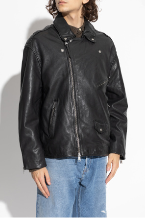 AllSaints Leather jacket `Bradford`