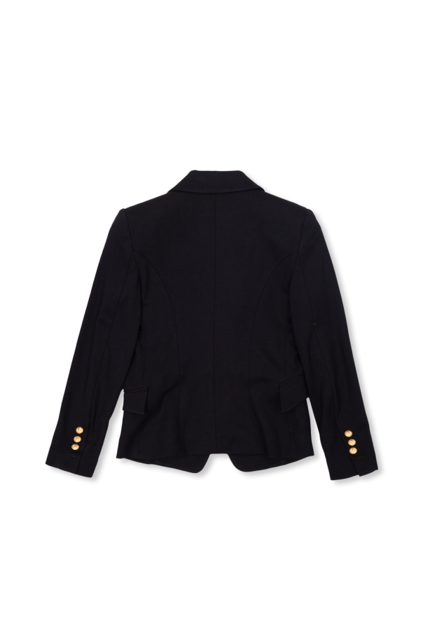 balmain sequined Kids Double-breasted blazer