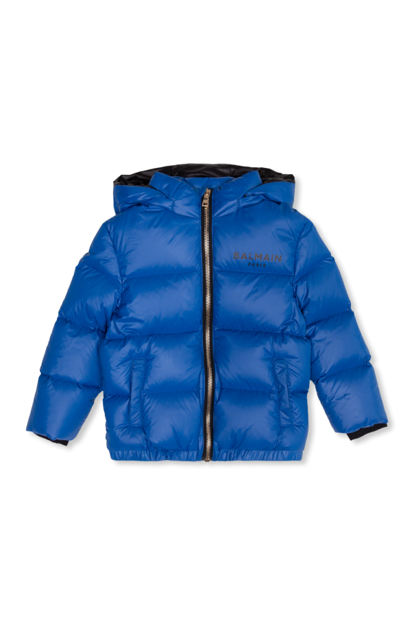 Balmain Kids Jacket with detachable hood