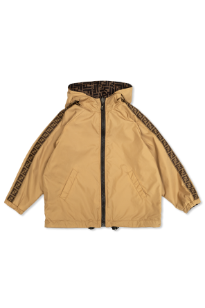 Fendi Kids Reversible jacket with hood