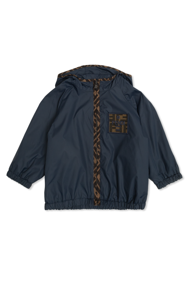 Jacket with logo od Fendi Kids