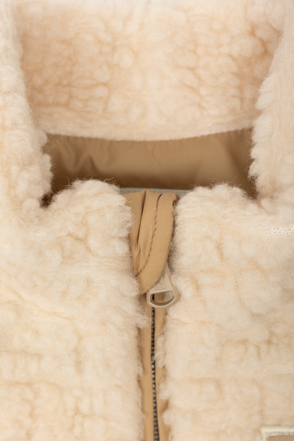 Fendi Kids Casaco acolchoado com logótipo