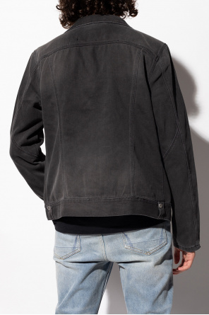 AllSaints 'Burgess' biker denim adding jacket