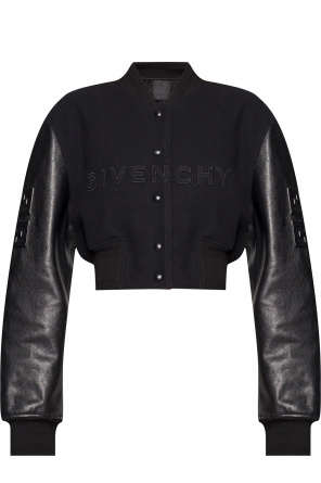 Givenchy Houndstooth Zip Shirt