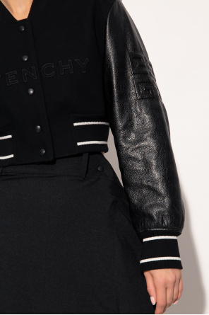 Givenchy Cropped bomber jacket