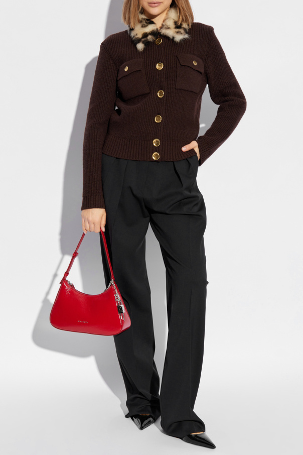 Givenchy Cardigan with fur collar