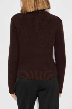 Givenchy Cardigan with fur collar