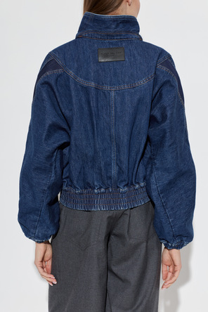 Givenchy Denim jacket with stand-up collar
