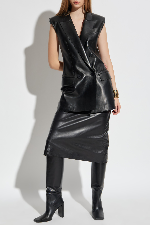 Givenchy Chaleco de cuero