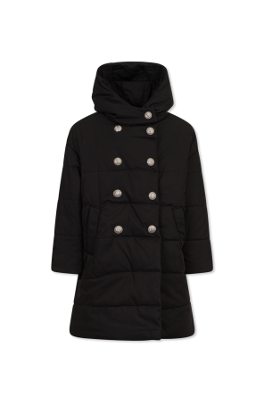 Insulated jacket with hood