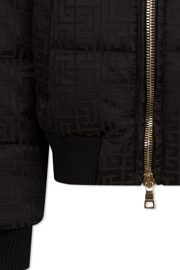 Balmain Kids Insulated jacket with hood