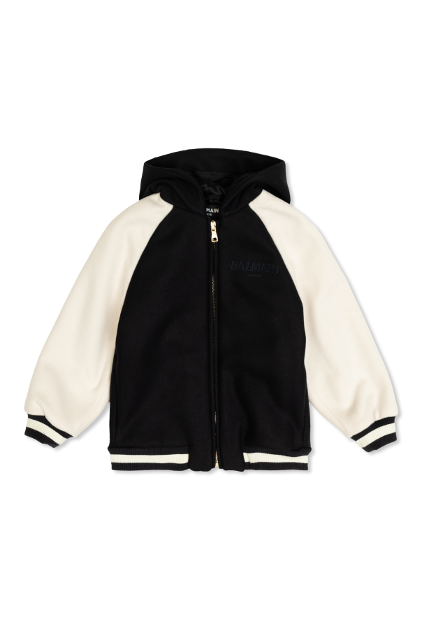 Wool jacket with hood, zdjęcie 1 Wool jacket with hood od Balmain Kids