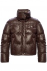 Coach Leather puffer jacket