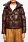 Coach Leather puffer jacket