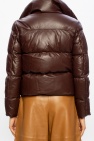 Coach Leather puffer jacket