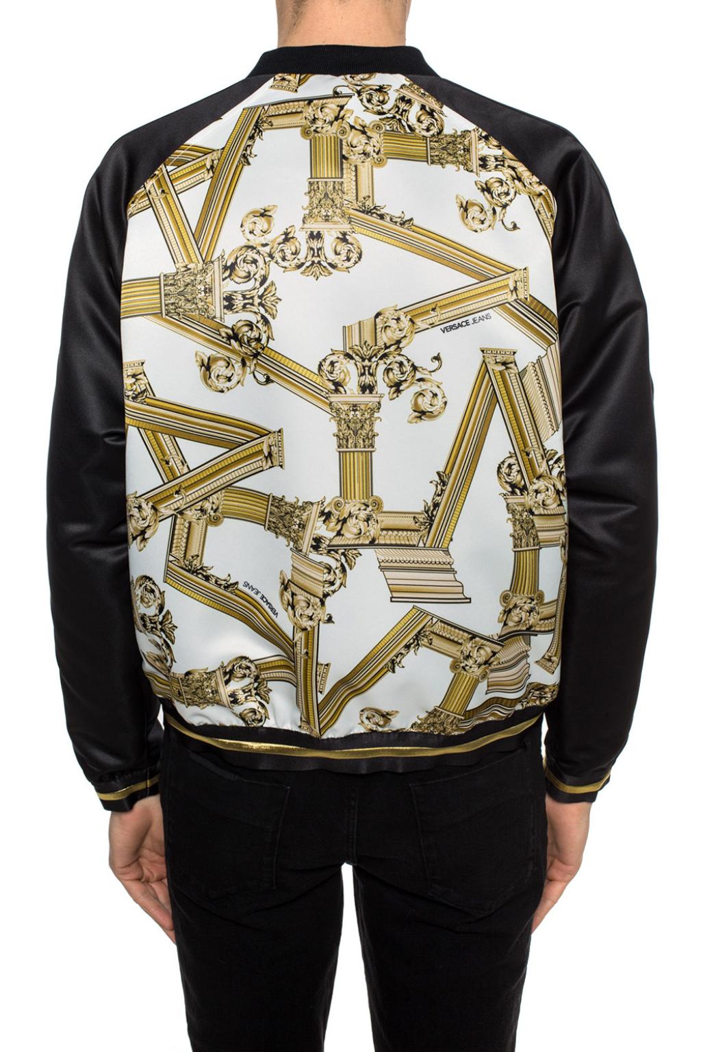 Bomber' jacket with a printed pattern 
