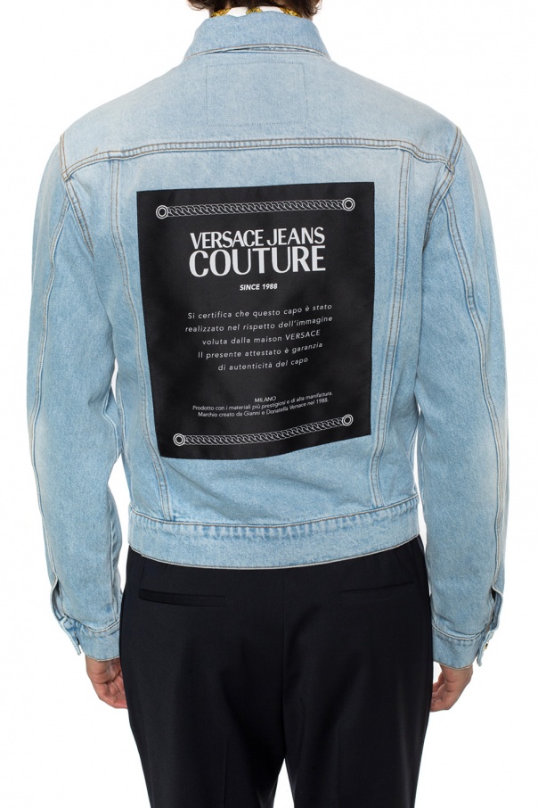 Distressed denim jacket Versace Jeans Couture - Vitkac US