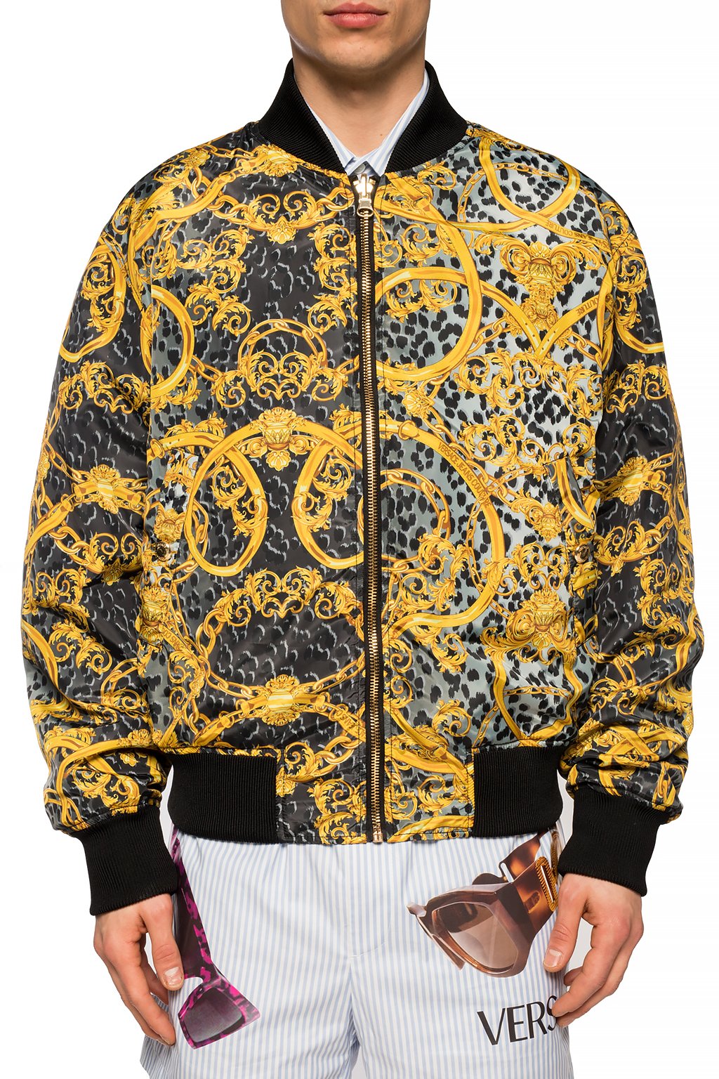 Reversible bomber jacket Versace Jeans Couture - Vitkac Norway