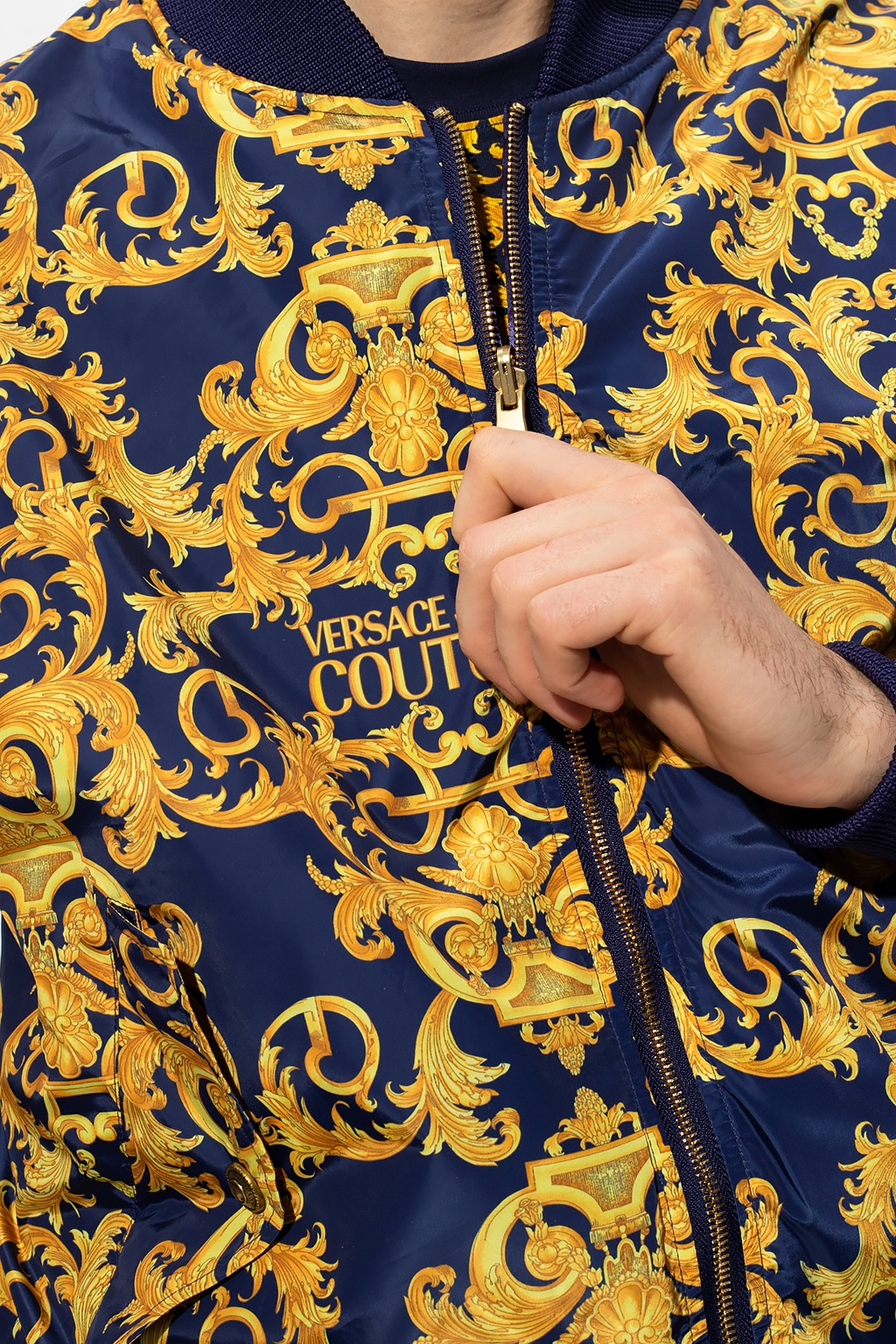 Barocco-printed bomber jacket Versace 