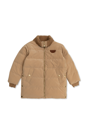 Daunenjacke mit Logo-Patch