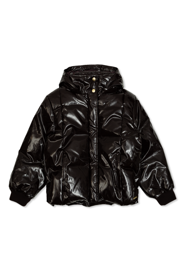 Down jacket with hood, zdjęcie 1 Down jacket with hood od Chloé Kids