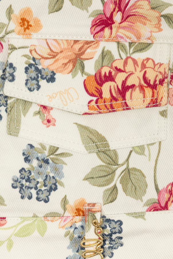 Chloé Kids Jacket with floral motif